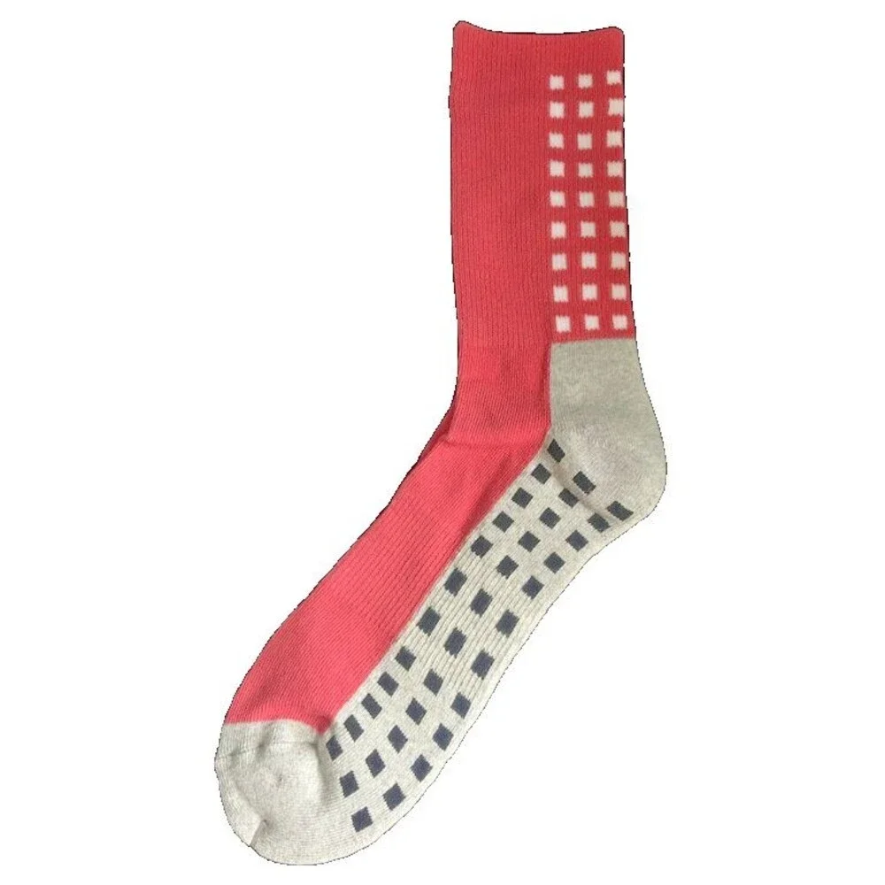 IkeTek Ike Behar Men's Socks High-Performance Patterned Hibiscus Pink Gray 10-13